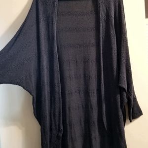 Loose knit duster cardigan